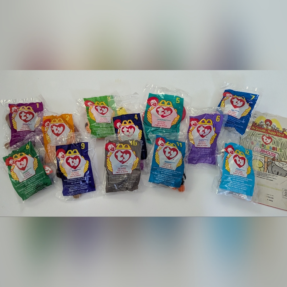 Ty Beanie Babies McDonald's Happy Meal Toys